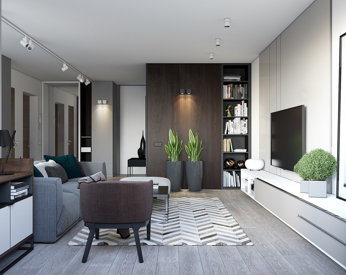 Sự tối giản, hiện đại và cân bằng trong căn hộ mang đến một mẫu thiết kế chung cư đẹp
